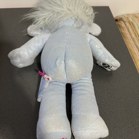 Build a Bear Guy Diamond Blue Troll DreamWorks Plush Large Glittery Hair Works - Picture 5 of 8